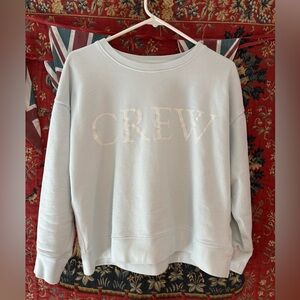 J. Crew Soft Blue Crew Neck Sweater